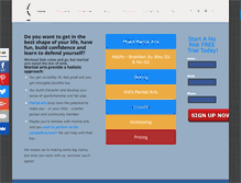 Tablet Screenshot of derbycitymartialarts.com